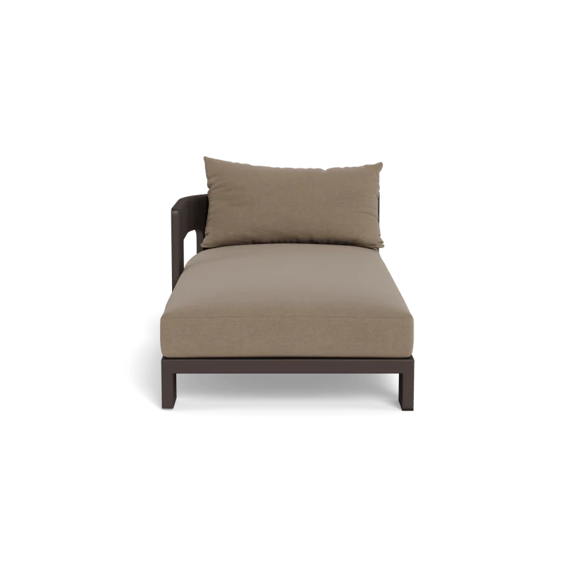 Victoria Aluminum Chaise Left - Image 35