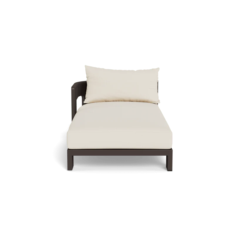 Victoria Aluminum Chaise Left - Image 43