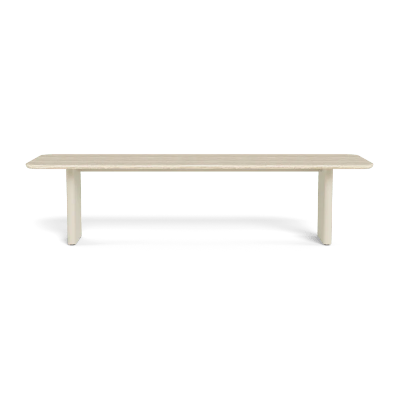 Victoria Aluminum Stone Dining Table 120" - Image 2