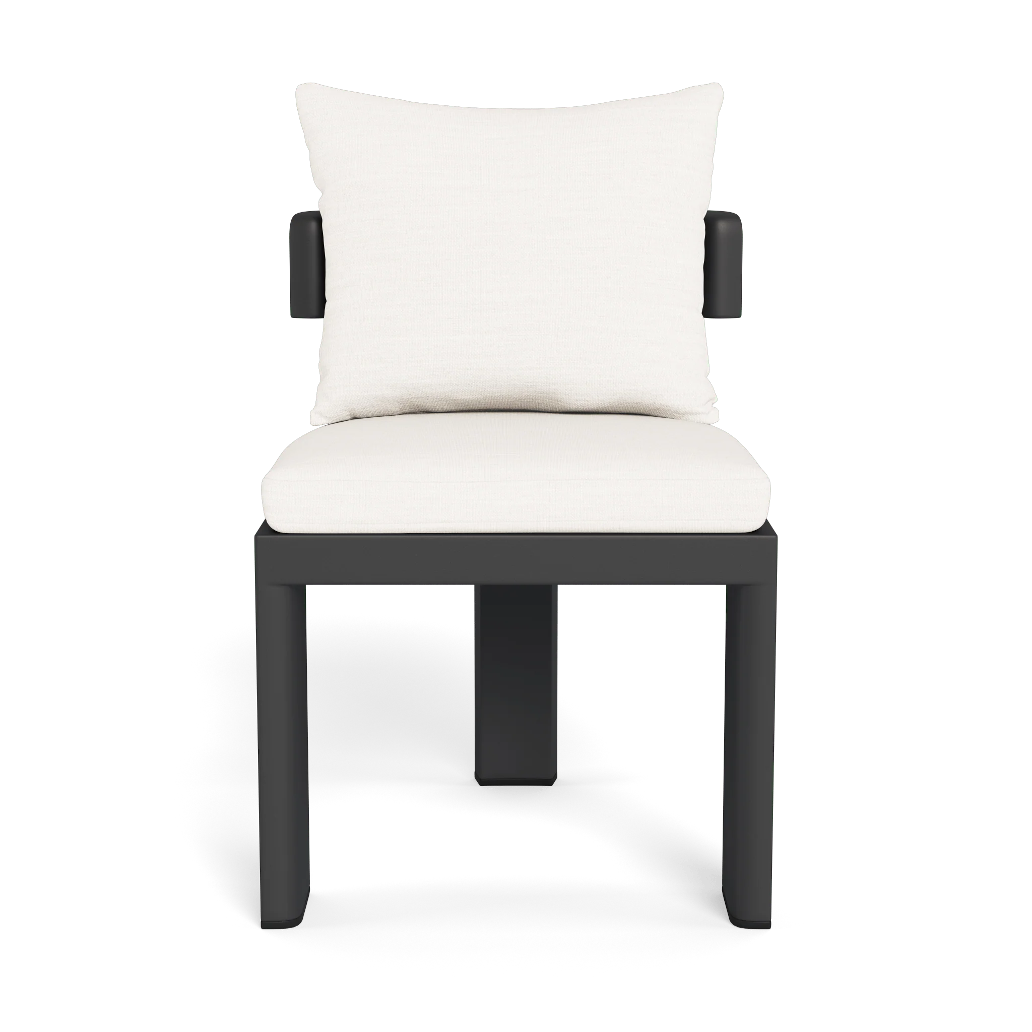 Victoria Aluminum Armless Dining Chair - Image 10