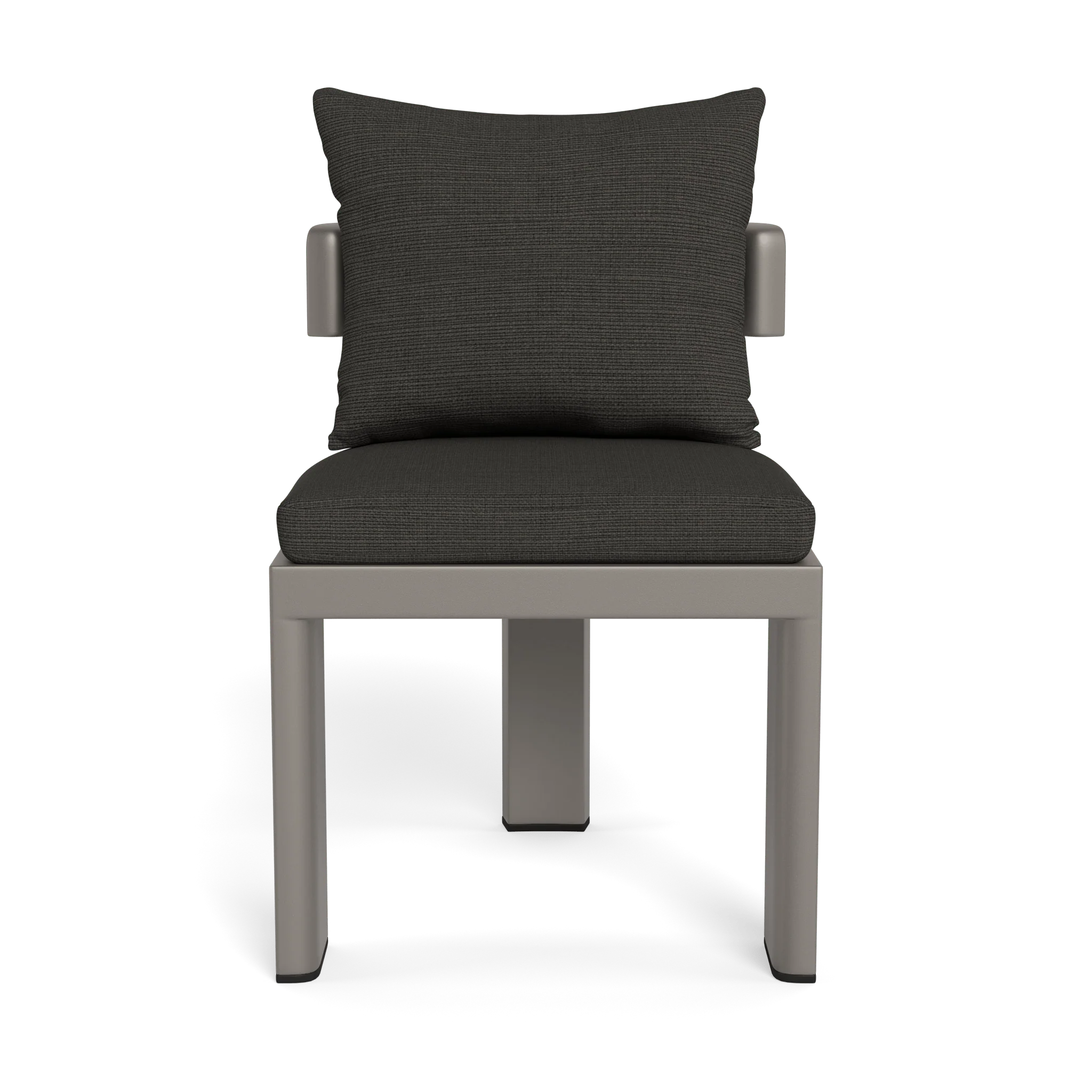 Victoria Aluminum Armless Dining Chair - Image 107