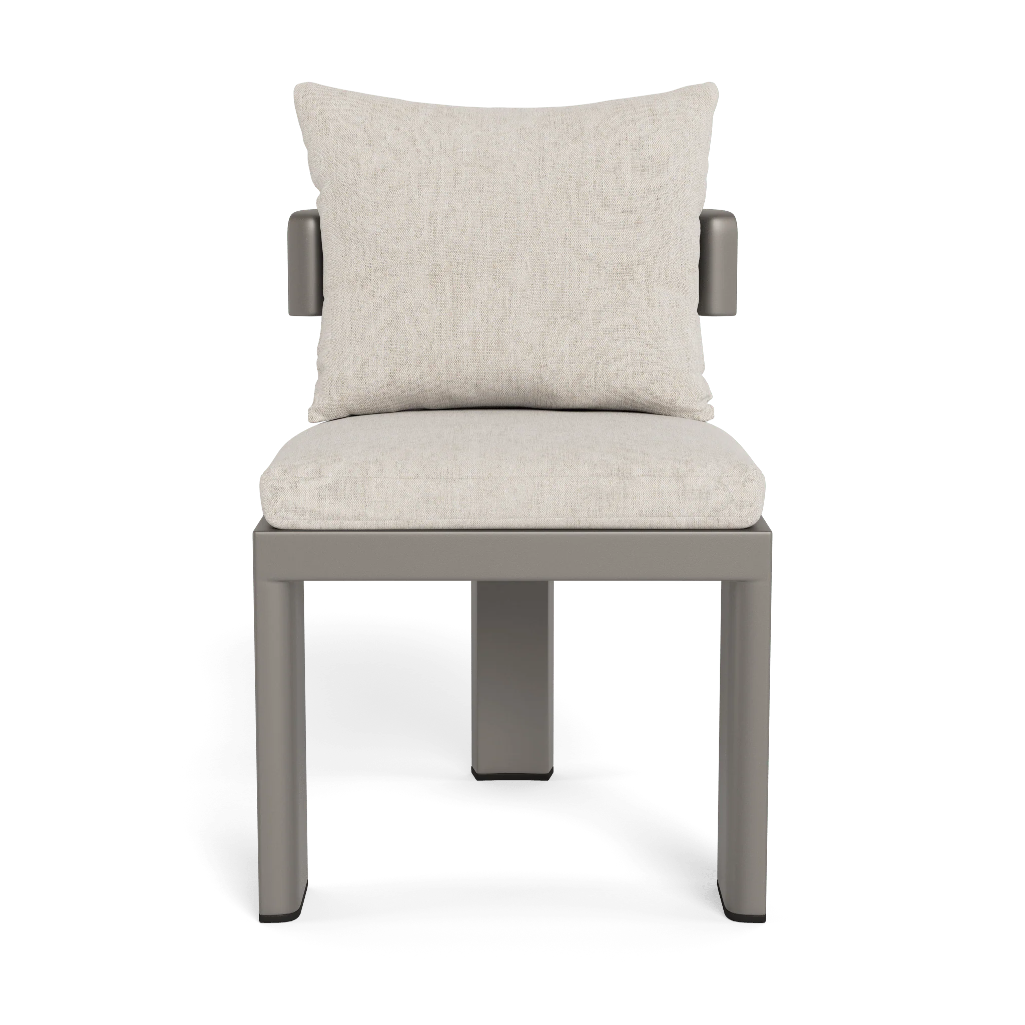 Victoria Aluminum Armless Dining Chair - Image 123
