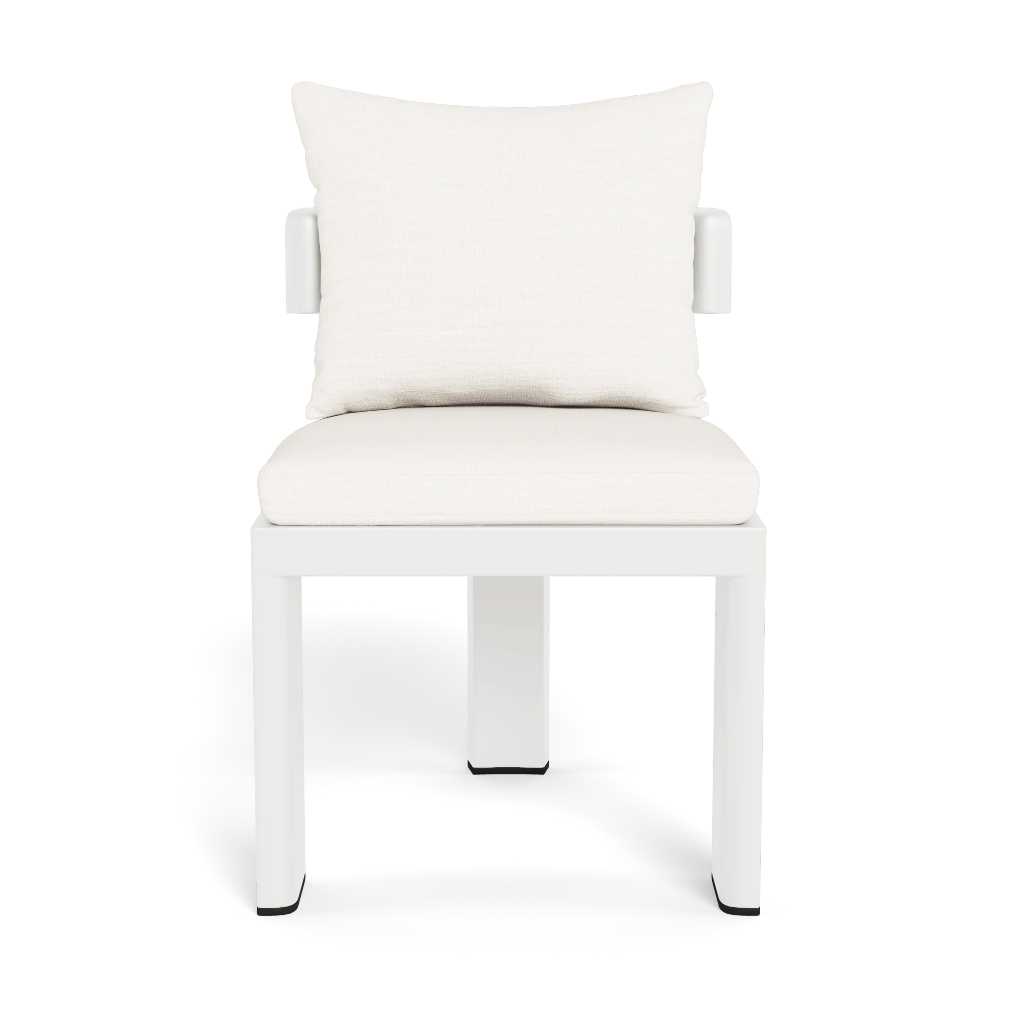 Victoria Aluminum Armless Dining Chair - Image 126