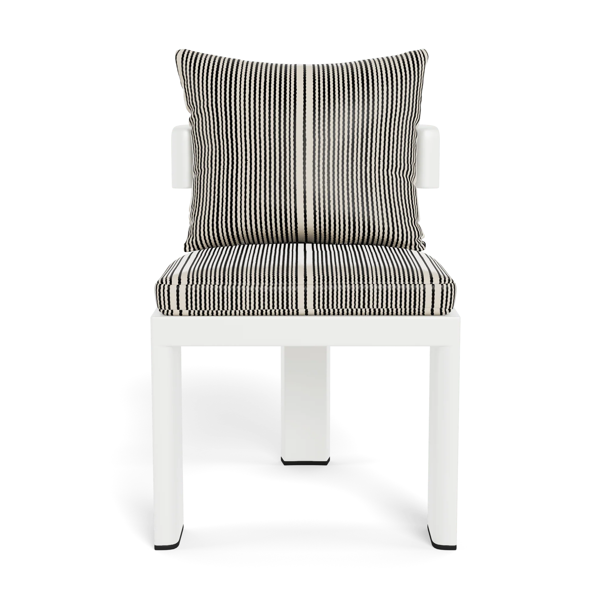 Victoria Aluminum Armless Dining Chair - Image 142