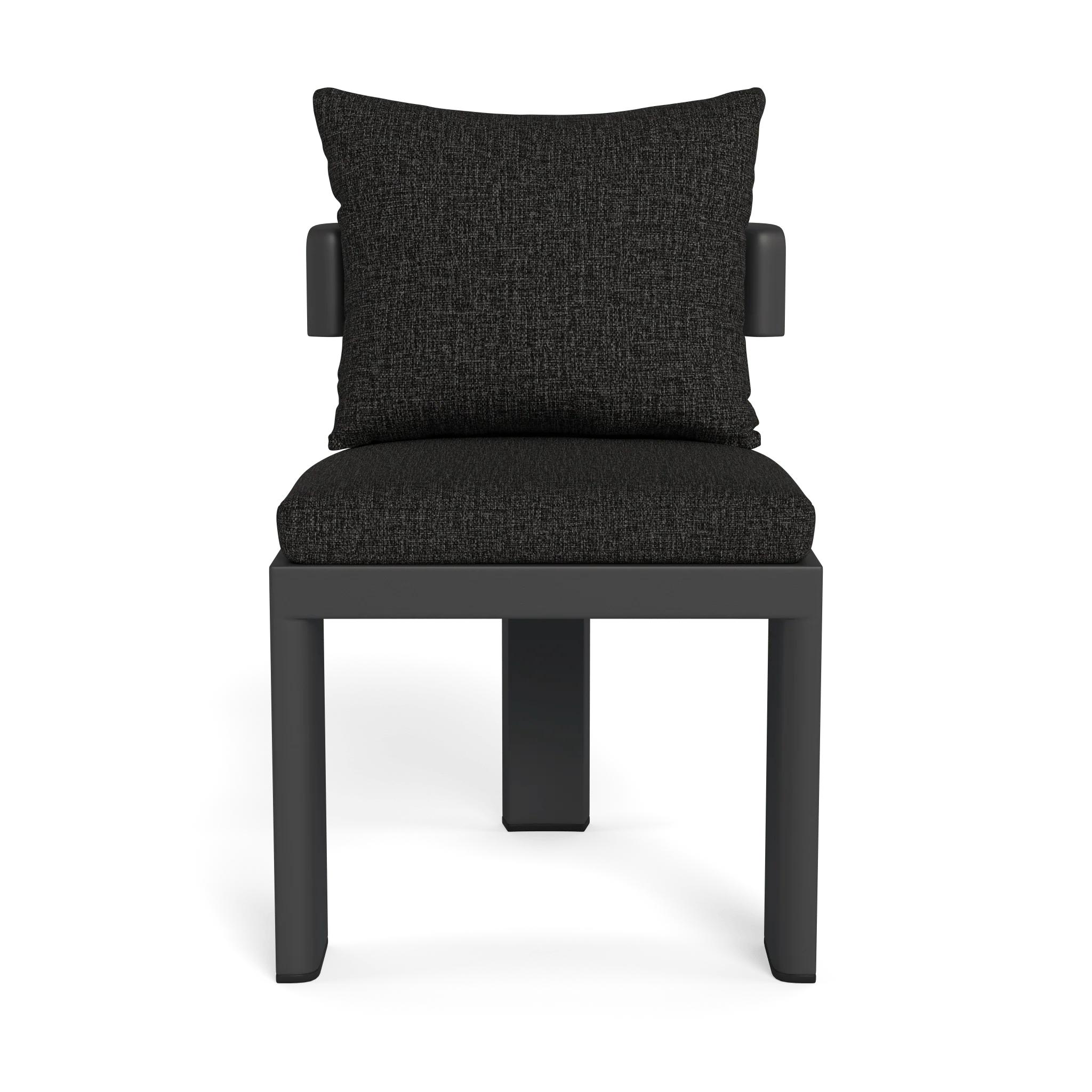 Victoria Aluminum Armless Dining Chair - Image 167