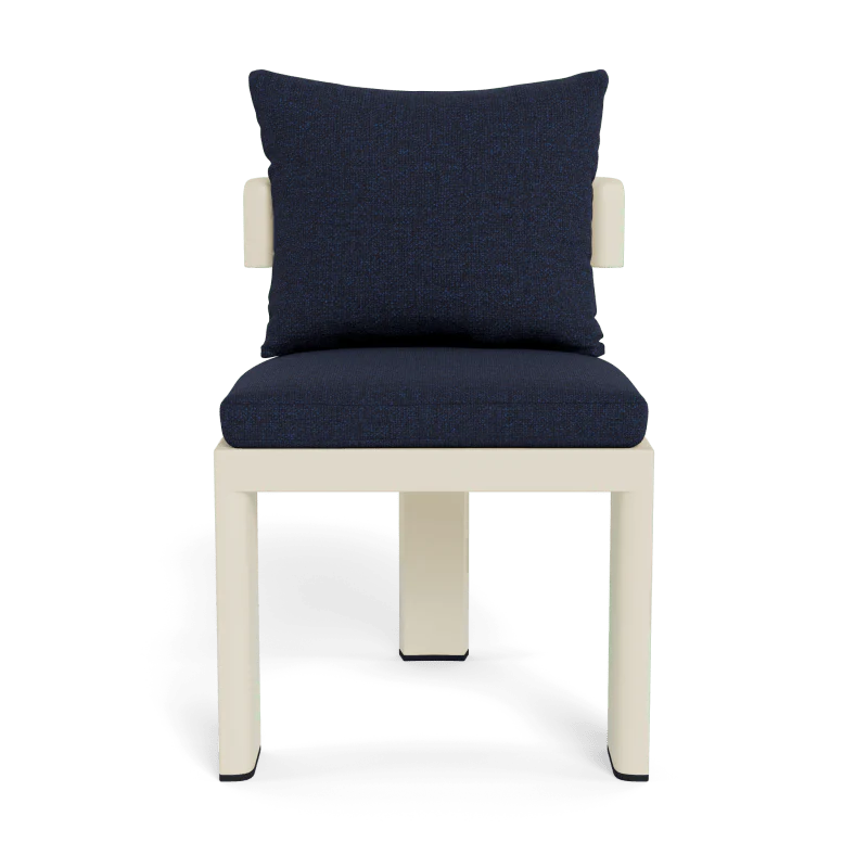 Victoria Aluminum Armless Dining Chair - Image 174