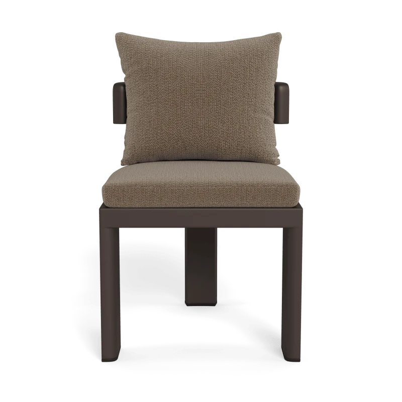 Victoria Aluminum Armless Dining Chair - Image 196