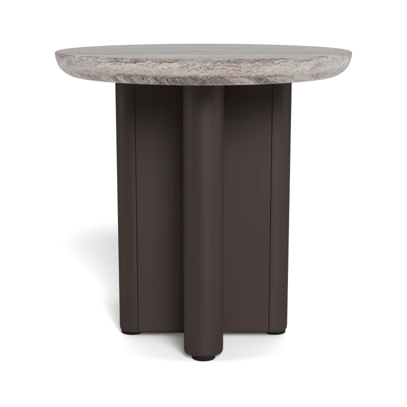 Victoria Aluminum Round Side Table - Image 7