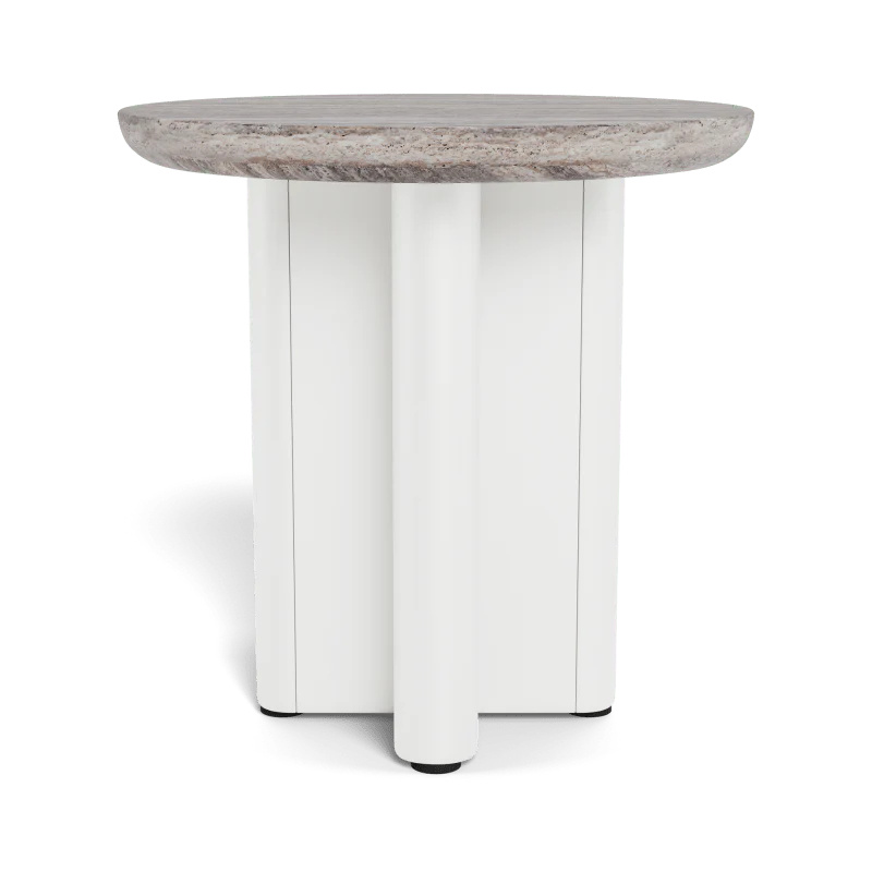 Victoria Aluminum Round Side Table - Image 8