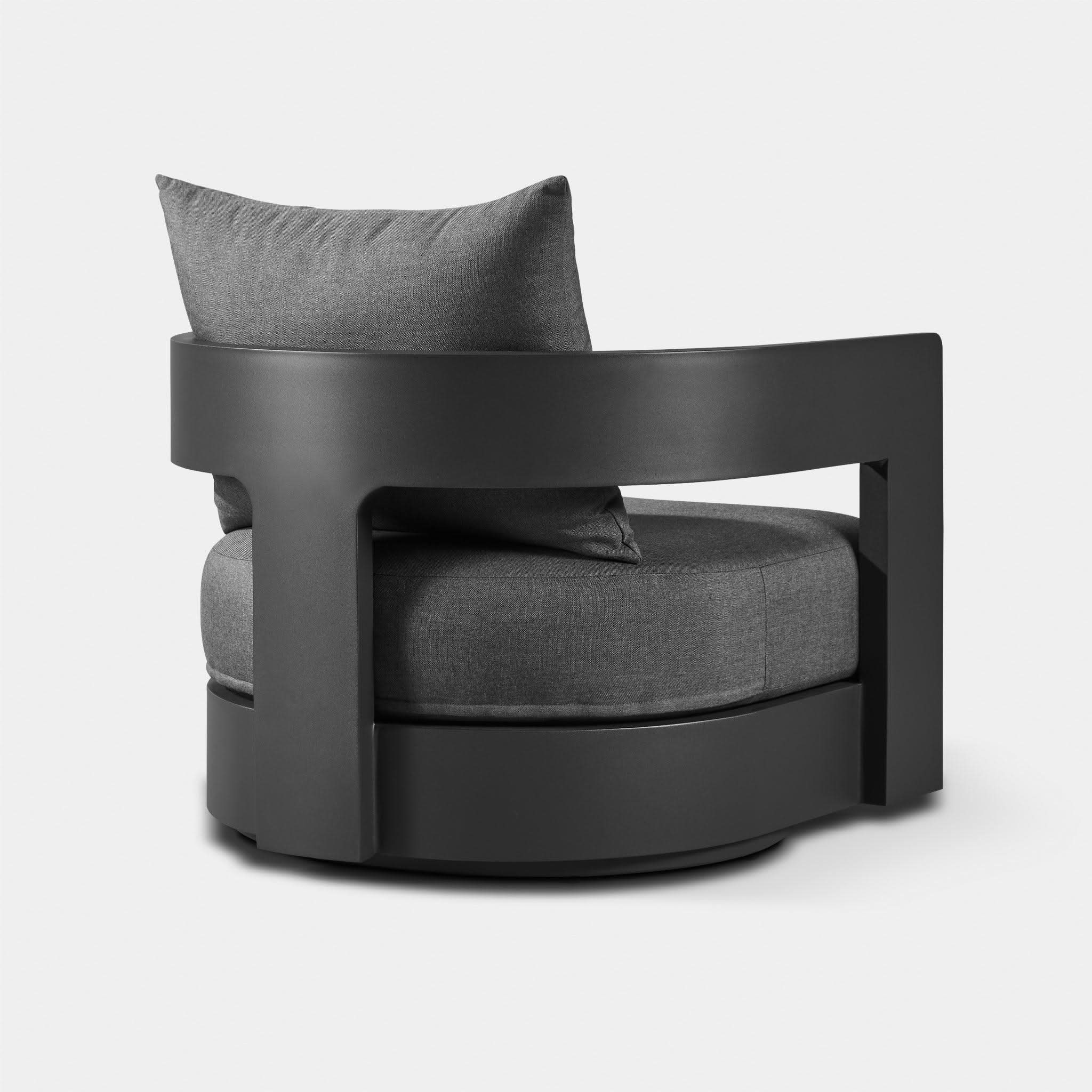 Victoria Aluminum Swivel Lounge Chair - Image 6