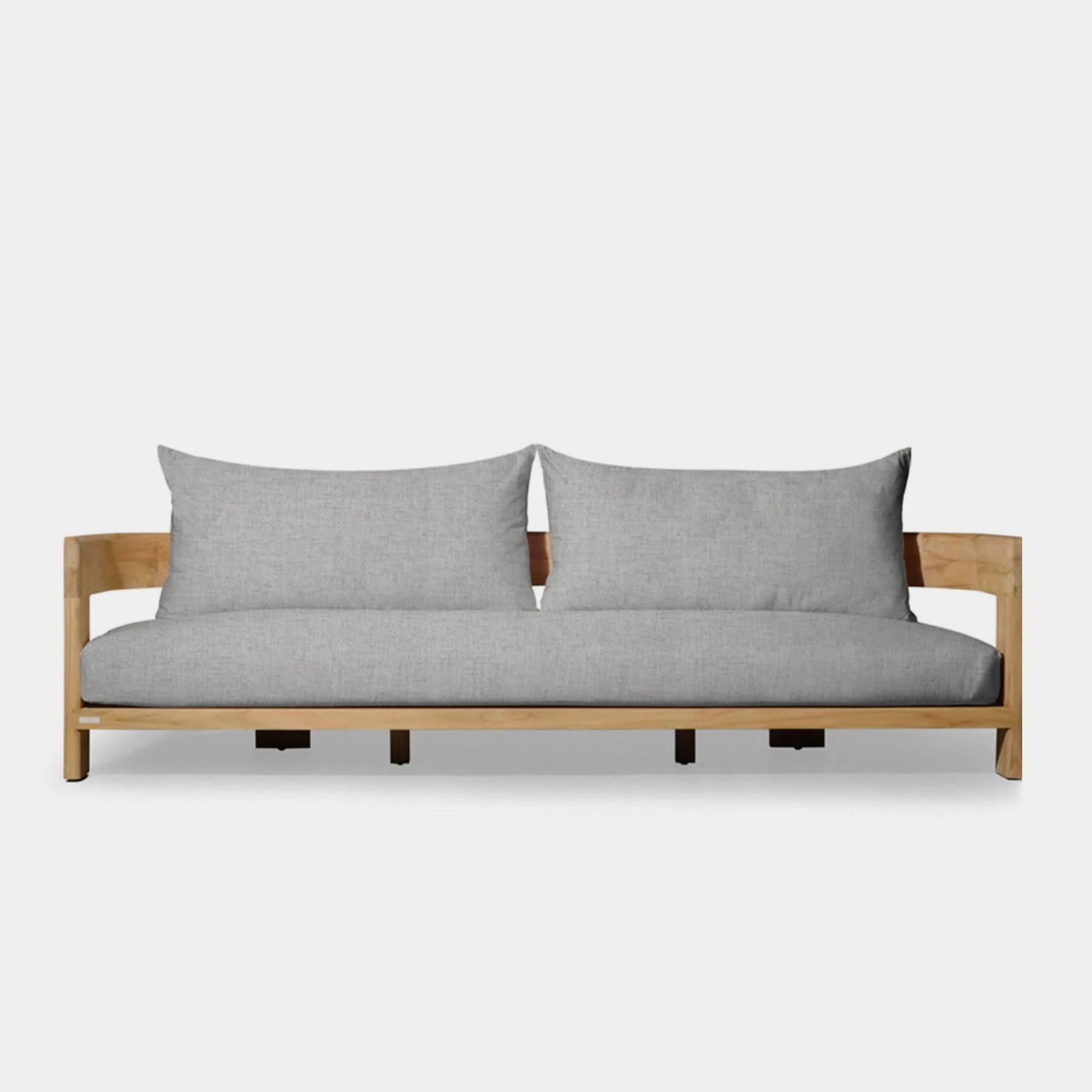 Victoria Teak 3 Seat Sofa - Image 3
