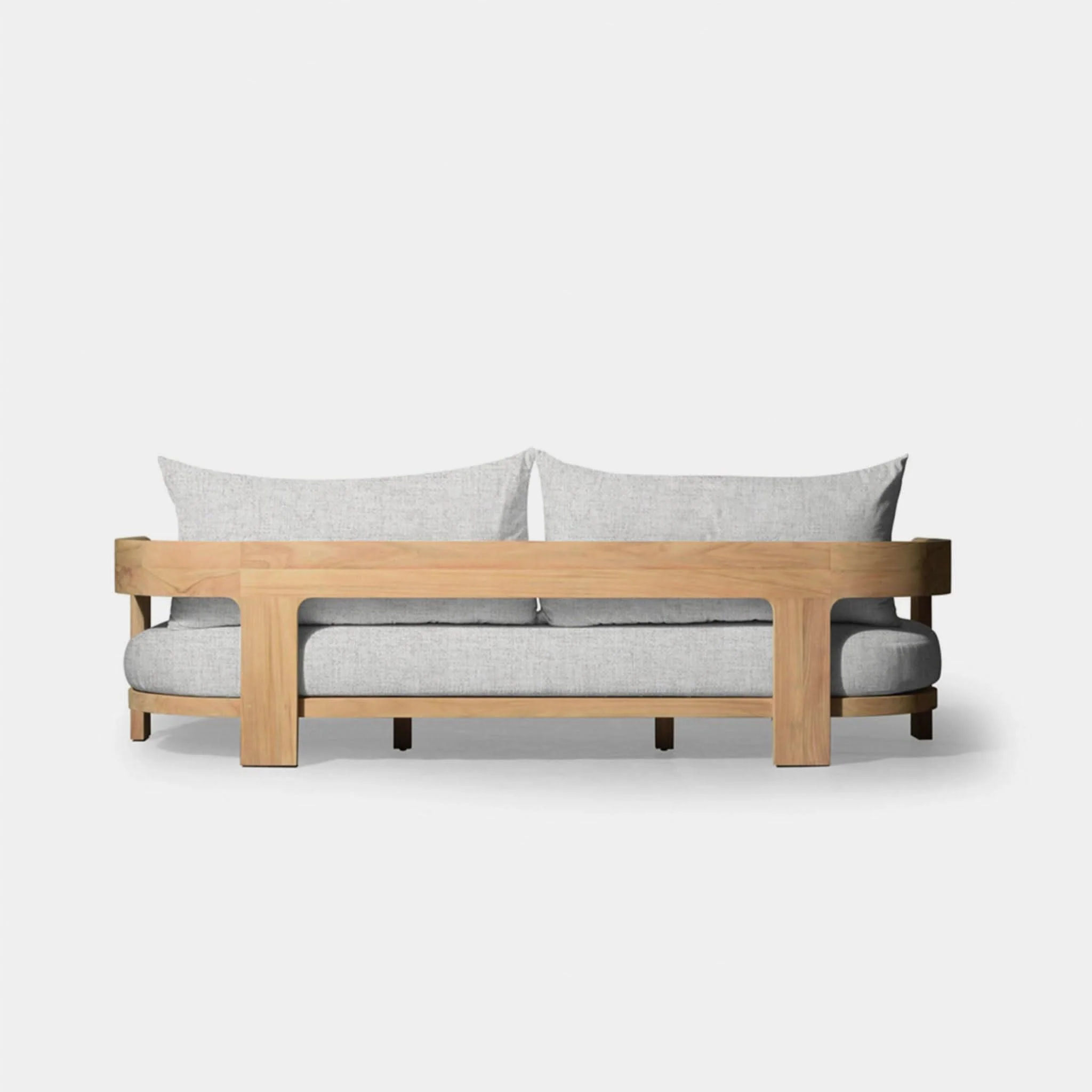 Victoria Teak 3 Seat Sofa - Image 5