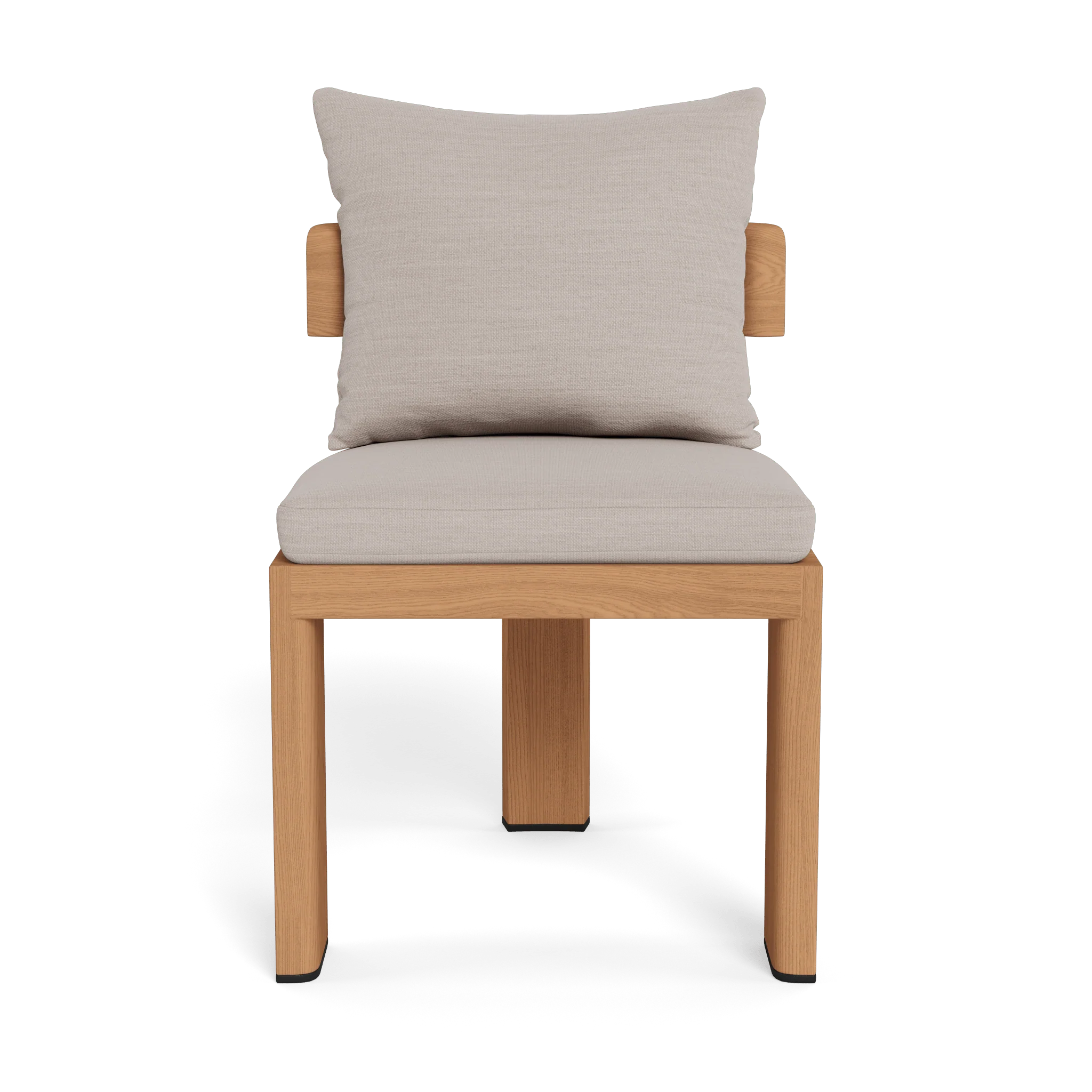 Victoria Teak Armless Dining Chair - Image 10