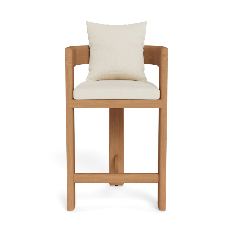 Victoria Teak Counter Stool - Image 11
