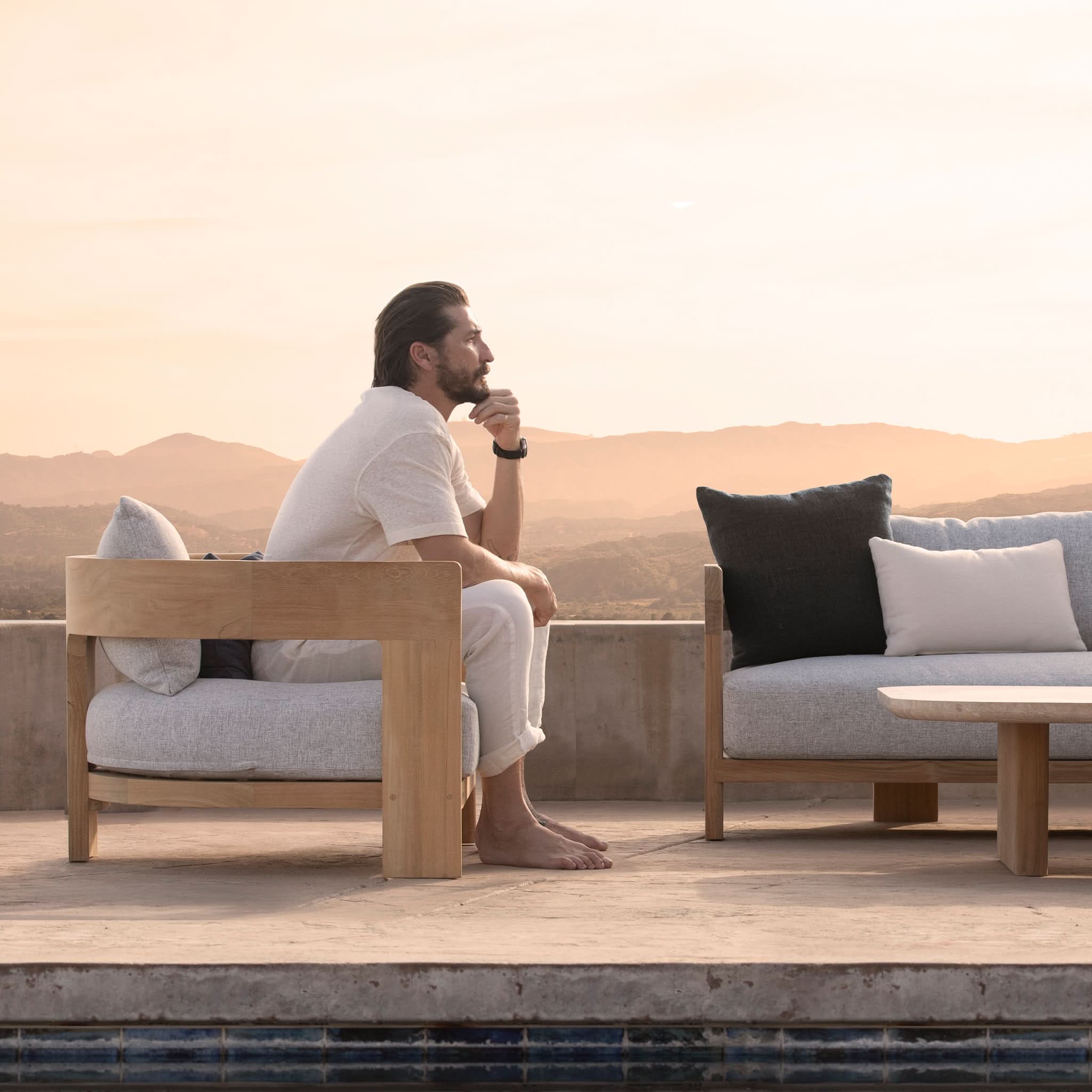 Victoria Teak Lounge Chair - Image 7