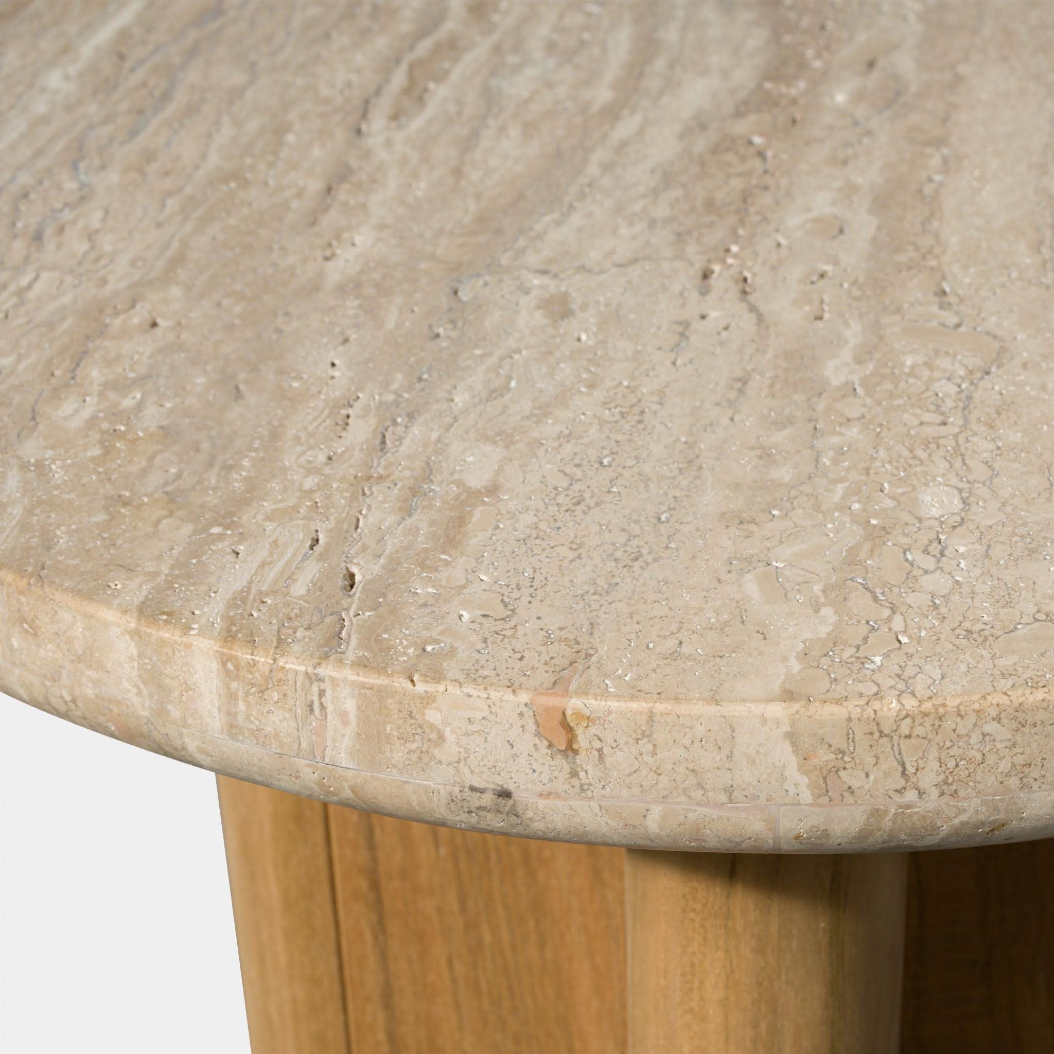 Victoria Teak Side Table - Image 4